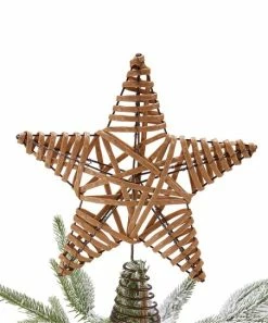 Primitives by Kathy | Brown Star Tree Topper