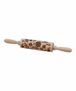 Primitives by Kathy | Brown Floral Rolling Pin