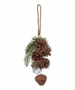 Primitives by Kathy | Green & Brown Pinecone Ornament