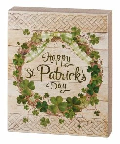 Primitives by Kathy | Cream & Green 'St. Patrick's Day' Block