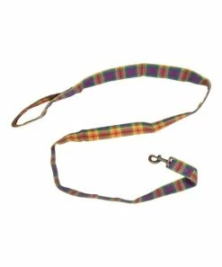 Primitives by Kathy | Blue Pride Plaid Dog Leash