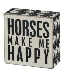 Primitives by Kathy | 'Horses' Box Sign
