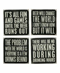 Primitives by Kathy | Beer Box Coaster Set