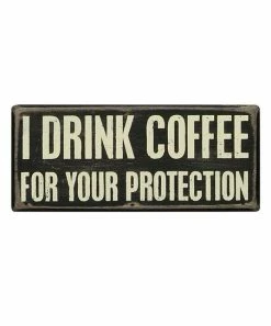 Primitives by Kathy | 'I Drink Coffee' Block Sign