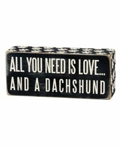 Primitives by Kathy | 'Dachshund' Block Sign
