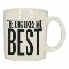 Primitives by Kathy | 'The Dog Likes Me Best' Mug