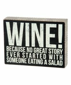 Primitives by Kathy | 'Wine' Block Sign