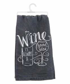 Primitives by Kathy | 'Wine is Always' Dish Towel