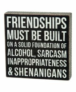 Primitives by Kathy | Wood 'Friendships' Box Sign