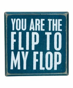 Primitives by Kathy | 'Flip to My Flop' Box Sign