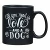 Primitives by Kathy | 'Love and a Dog' Chalk Mug