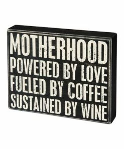 Primitives by Kathy | 'Motherhood' Block Sign