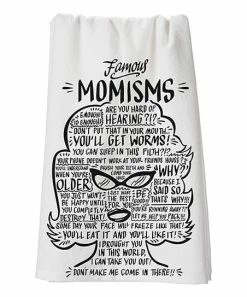 Primitives by Kathy | White 'Momisms' Dish Towel