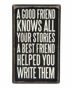 Primitives by Kathy | 'Best Friend' Block Sign