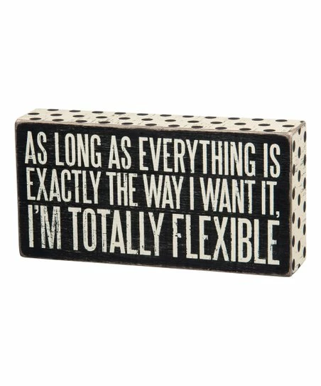 Primitives by Kathy | 'Totally Flexible' Block Sign