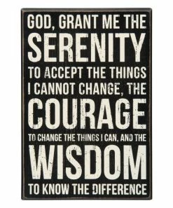 Primitives by Kathy | 'Serenity' Prayer Box Sign