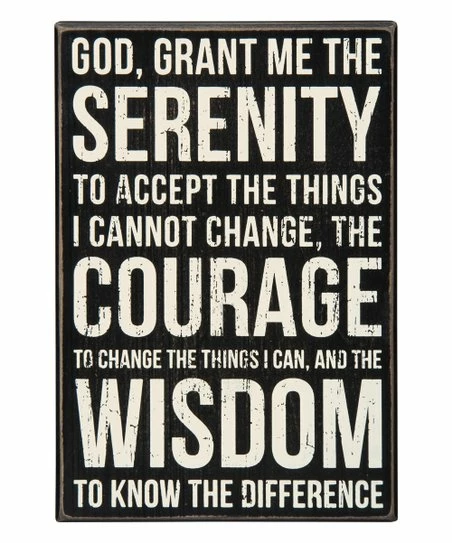 Primitives by Kathy | 'Serenity' Prayer Box Sign