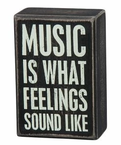 Primitives by Kathy | 'Music Is' Box Sign