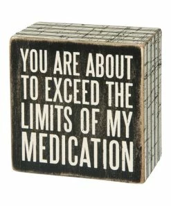 Primitives by Kathy | 'Exceed The Limits' Box Sign