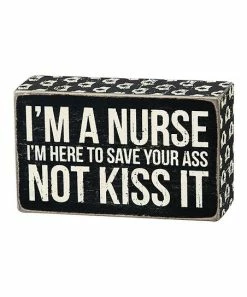 Primitives by Kathy | 'I'm a Nurse' Box Sign