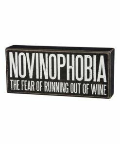 Primitives by Kathy | 'Novinophobia' Box Sign
