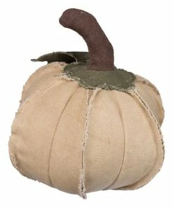 Primitives by Kathy | Ivory 5.5'' Fabric Pumpkin