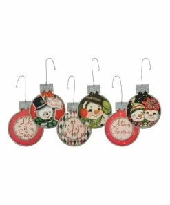 Primitives by Kathy | 'Let it Snow' Snowman Three-Piece Ornament Set