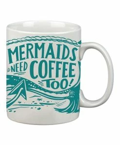 Primitives by Kathy | 'Mermaids Need Coffee' Mug