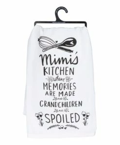 Primitives by Kathy | White 'Mimi's Kitchen' Dish Towel