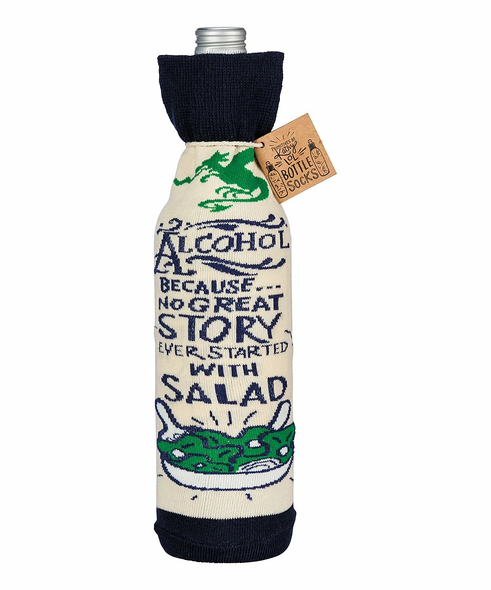 Primitives by Kathy | Cream & Navy 'Salad' Bottle Cover - Image 5