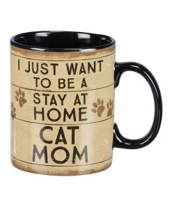 Primitives by Kathy | 'I Just Want to Be a Stay-at-Home Cat Mom' Mug