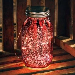 Primitives by Kathy | Red Mercury Glass Lantern