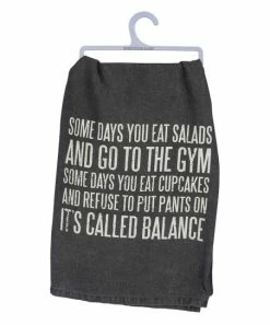 Primitives by Kathy | Gray 'Balance' Dish Towel