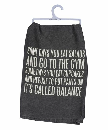 Primitives by Kathy | Gray 'Balance' Dish Towel