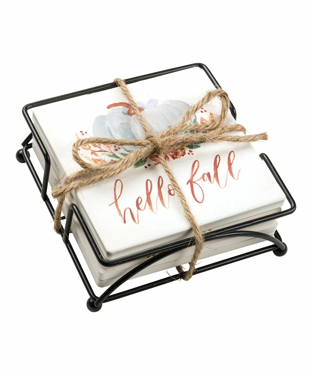 Primitives by Kathy | Fall Blessings Coaster Set