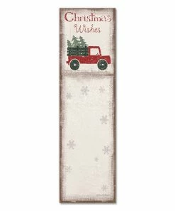 Primitives by Kathy | 'Christmas Wishe' Magnetic Notepad