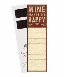 Primitives by Kathy | 'Wine Makes Me Happy' List Notepad