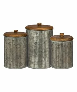 Primitives by Kathy | Tin Canister - Set of Three