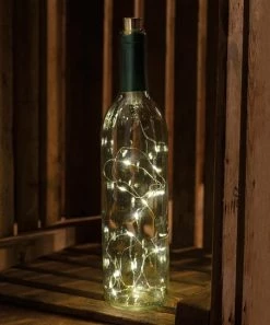 Primitives by Kathy | White Twinkle Wine Bottle Lights