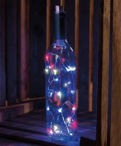 Primitives by Kathy | Red & White Wine Bottle Lights