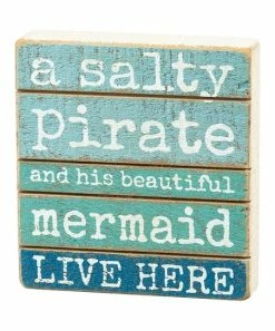 Primitives by Kathy | 'Salty Pirate' Block Sign