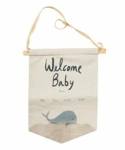Primitives by Kathy | 'Welcome Baby' Banner