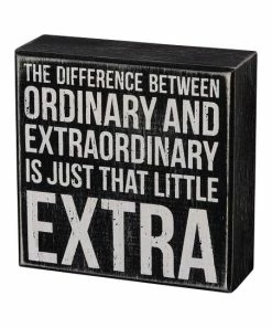 Primitives by Kathy | 'Little Extra' Box Sign