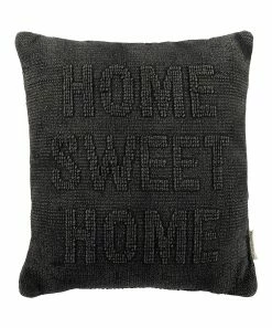 Primitives by Kathy | Black 'Home Sweet Home' Throw Pillow