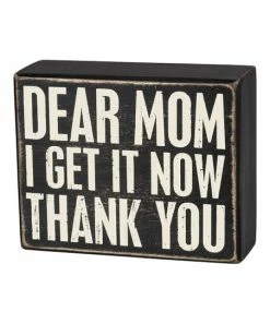 Primitives by Kathy | 'Dear Mom' Box Sign