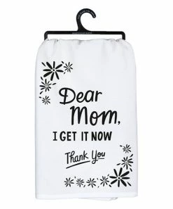 Primitives by Kathy | White 'Dear Mom' Dish Towel