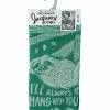 Primitives by Kathy | Green 'Hang With You' Dish Towel