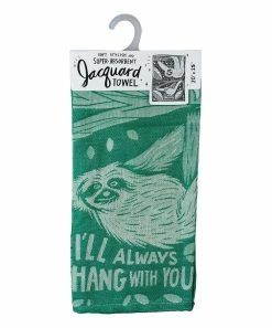 Primitives by Kathy | Green 'Hang With You' Dish Towel
