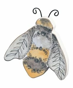 Primitives by Kathy | Yellow & Gray Bee Figurine