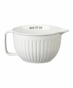Primitives by Kathy | White & Black 'Mix It Up' Mixing Bowl